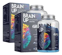 Comprar 2x Nootrópico Brain Up Amu002Fpm True Source 60 Tabletes Sabor Sem Sabor