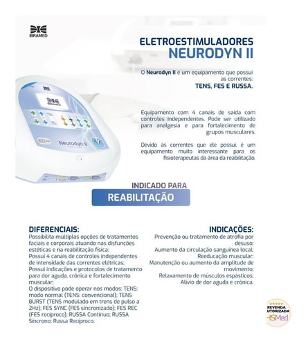 Imagem 9 de 9 de Corrente Russa Neurodyn Ii Ibramed + 1kg De Gel Brinde