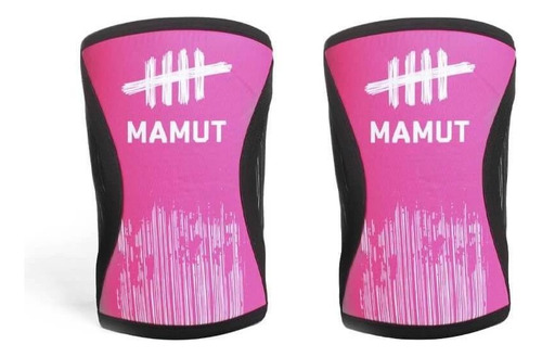 Joelheira Knee Sleeve Cross Lpo Powerlifting Mamut 5mm (par) Cor Rosa Tamanho Pp