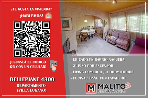 Venta Departamento 4 Ambientes En Torre De Viviendas En Villa Lugano