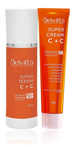 Kit Home Care Belvittà Vitamina C Super Sérum, Super Cream