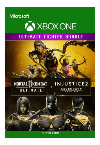 Mortal Kombat 11 Últimate+ Injustice Xbox One Código Digital