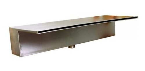 2 Cascatas Embutir Piscina 100 Cm Longa Aço Inox 304