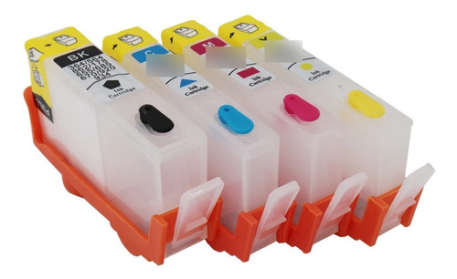 Imagen 1 de 4 de Tinta Hp 670 670xl Recargable 3525 4615 4620 4625 5525 6526
