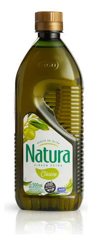 Aceite de oliva virgen extra clásico Natura botellasin TACC 500 ml 