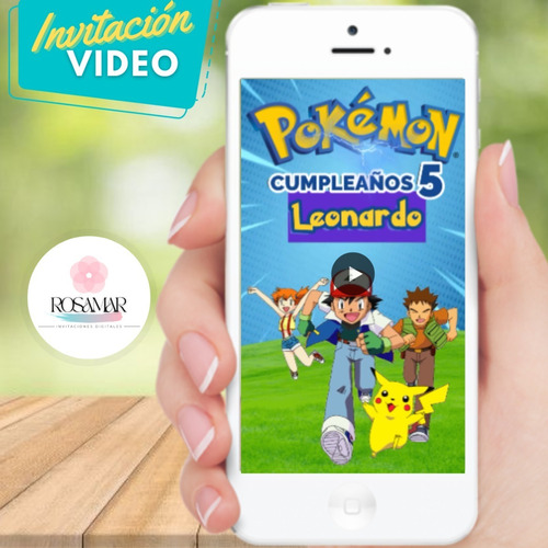 Vídeo Invitación Pokemon Digital