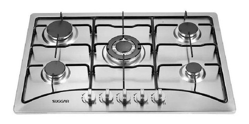 Fogão De Mesa Cooktop 5 Bocas Aço Inox À Gás Suggar Fg5135ix Cor Aço inoxidável 127V/220V