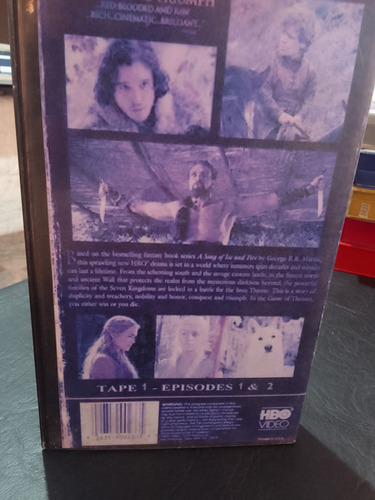 Game Of Thrones-juego De Trhones-duplicado-vhs-2019 (Usado)