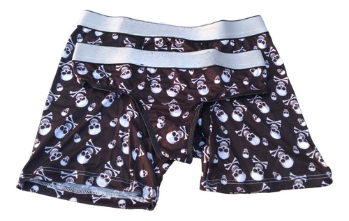 Duo Parejas 14 Febrero Conjunto Boxer Y Tanga Calaveras