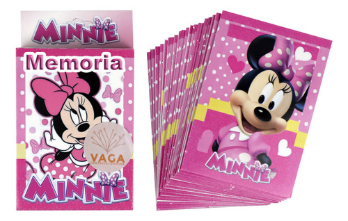 Juego De Memoria Minnie 20 Pares + 1 Rompecabezas