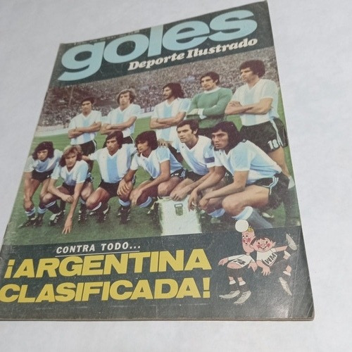 Goles  1328 Argentina Clasificada Poster Heredia Y Rep