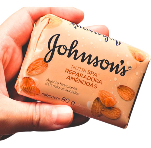 Kit Sabonetes Johnson's AmĂȘndoas Em Barra Nutri Spa 3x80g