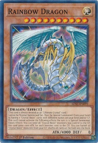 Dragón Arco Iris Común Yugioh