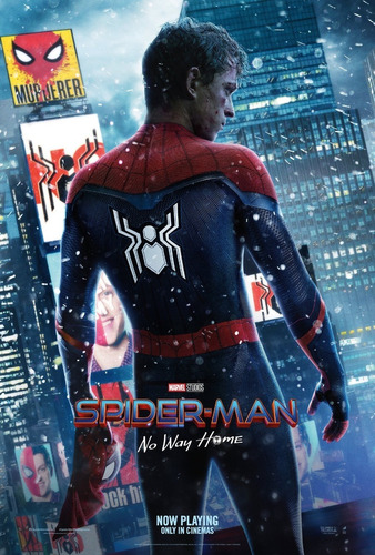 Póster Spiderman No Way Home 4dx Peter Parker Newyork Marvel