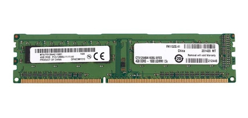 Memoria Ram Pc Dimm Ddr3 4gb 1600mhz Pc12800 Hynix Samsung