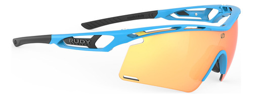 Gafas Ciclismo Rudyproject Tralyx + Azur Matte Rp Orange Lente Dorado