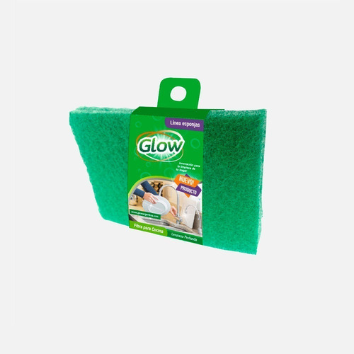 Imagen 1 de 1 de Esponja Fibra Verde X 2 Unidades