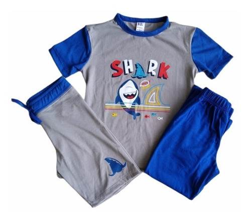 Pijama 3pz Dino / Mando / Shark