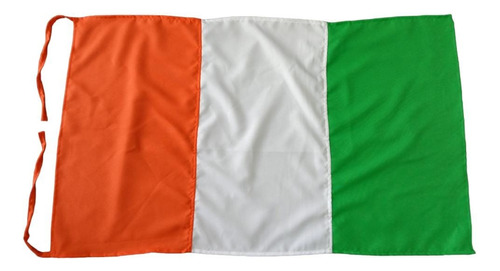 Bandera Costa De Marfil, Confeccionamos En Tela Cosida 