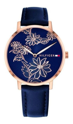 Reloj Tommy Hilfiger 1781918 Cuero Azul Mujer