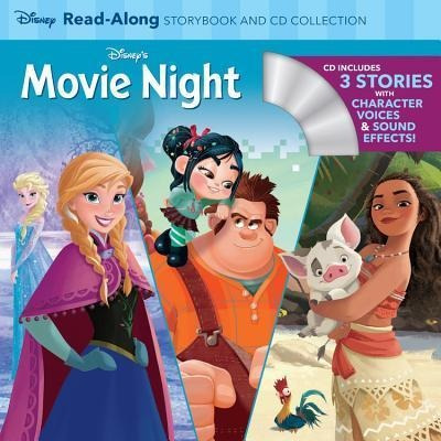 Disney's Movie Night Read-along Storybook And Cd(bestseller)