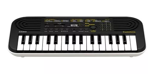 Teclado Infantil Casio SA-51 H2 Preto 32 Teclas Portátil Iniciante - Citron