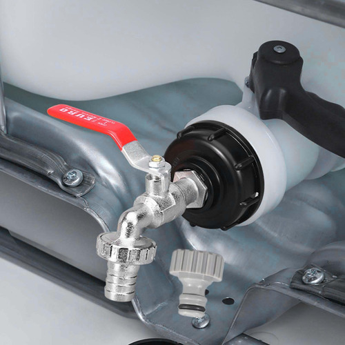 2 Adaptador De Tanque De Mano Ibc, Grifo De Válvula De De