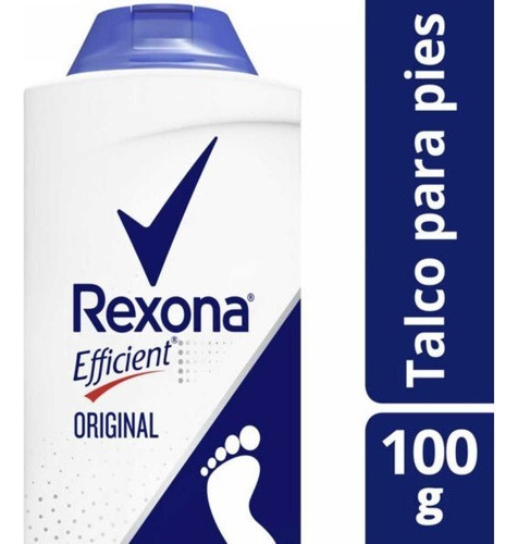 Rexona Efficient Original Desodorante Para Pies Talco X 100g