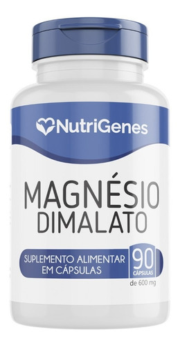 Suplemento Magnésio Dimalato Importado Mineral Nutrigenes