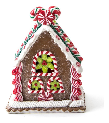 Imagen 8 de 9 de Adornos Navideños Running Casa Y Muñecos De Jengibre