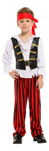 Disfraz De Pirata Rebelde Elegante Para Niños Y Niñas, Corsa