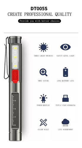 Inspección Recargable De Luz De Pluma Médica De Emergencia