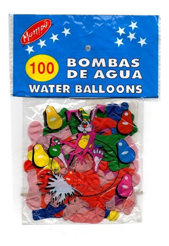 Bombita Bombitas Globito Agua Carnaval Promo X 15 Packs 100u