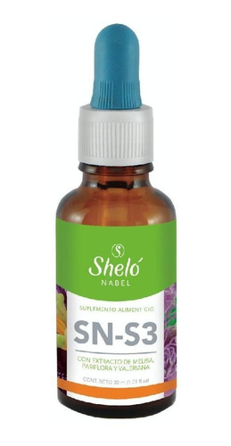 Imagen 1 de 1 de Sn-s3 (extracto De Melisa, Pasiflora Y Valeriana) Shelo