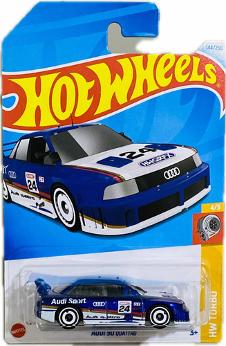 Hot Wheels Audi 90 Quattro Azul Marino Hw Turbo 4/5 | 2024