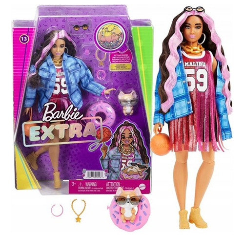 Muñeca Barbie Extra Con Accesorios 