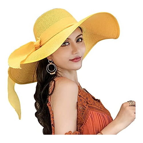 Sombrero De Verano Con Protección Uv Plegable Para Mujer