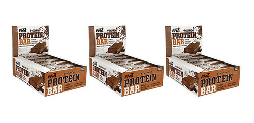Protein Bar Ena 3 Cajas X 16 Unidades Barras De Proteina