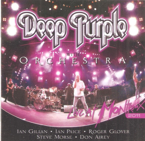 Cd Deep Purple With Orchestra - Live At Montreux 2011