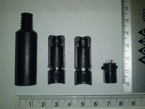 Imagen 4 de 5 de 8 Conector S Video S-video Min Din 4 Pin Para Soldar Hembra