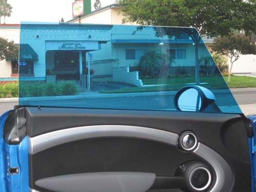 Papel Lamina Polarizado Auto Casa Color Azul Translucido