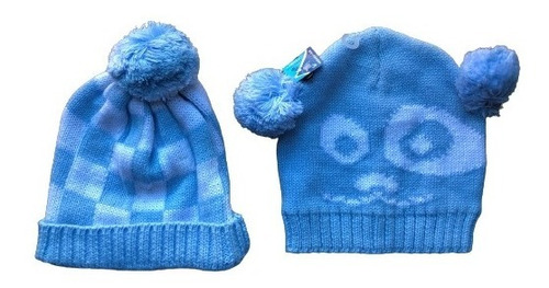 Imagen 1 de 3 de Gorro De Lana Argentina Con Pompones