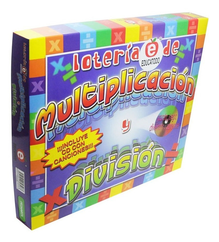 Lotería De Multiplicación Y División, Educatodo, M-0038