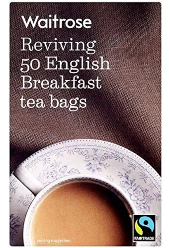 Bolsitas De Te Para El Desayuno Ingles Waitrose 50 Por Paque