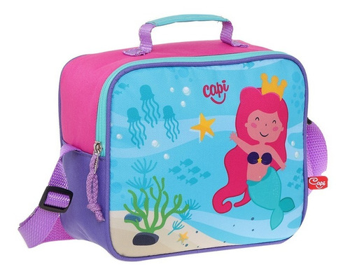 Bolso Térmico Lonchera Porta Comida Para Niñas - Sirena