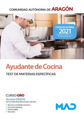 Libro Ayudante De Cocina Comunidad Autonoma De Aragon. Te...