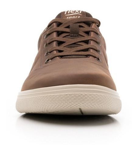 Imagen 5 de 8 de Calzado Tenis Caballero Flexi 401206 Moka Casual Sport