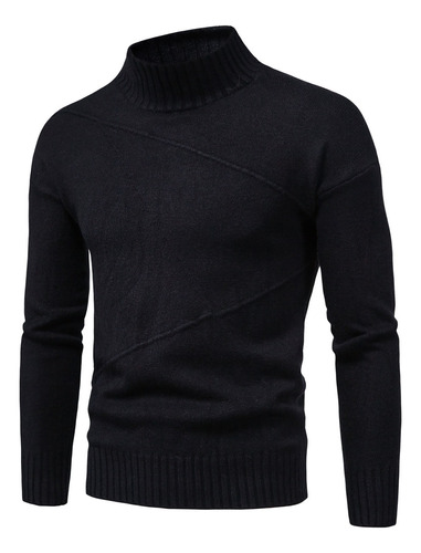 Abrigo En L Para Hombre, Invierno, Ocio, Cuello Medio Alto,