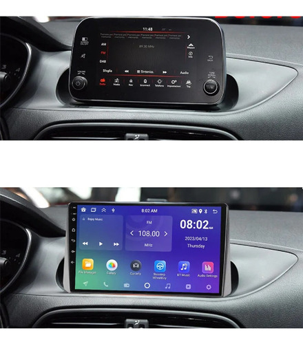 Multimidia Android Fiat Argo E Cronus 2017-22 4/64gb Octa 4g