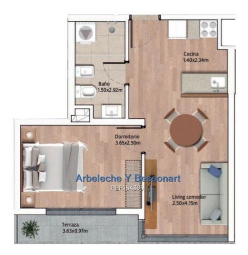 Imagen 8 de 8 de Estrene Agosto 2022!!!! Cordon Apartamento 1 Dormitorio!!